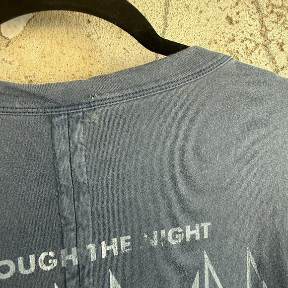 Def Leppard T Shirt On Through the Night Rock Band Tee 1980 Tour Womens M Gray - Picture 8 of 8